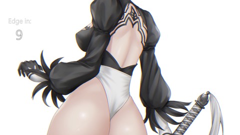 Nier automata, hentai joi, anime