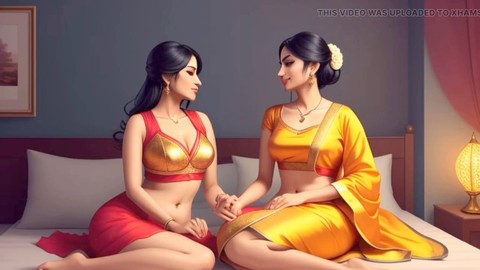 Fantasia manga appassionante con personaggi AI e bellissime ragazze indiane