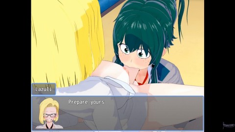 Izuku midoriya, rpg maker, futa game
