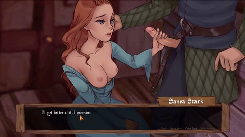 Aria Stark Whispers and Moans from the Wall - Part 16 Castle Ebony by LoveSkySan69