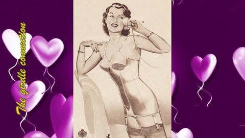 Tre signore in giarrettiere per sempre - un racconto di collezione di lingerie e calze tedesche!