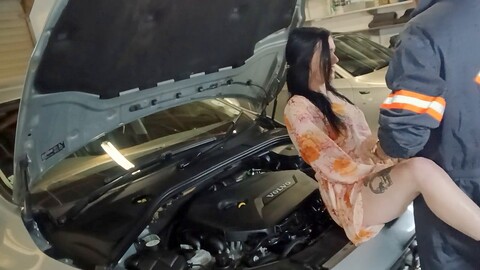 Amateur car sex, scorching, fucking