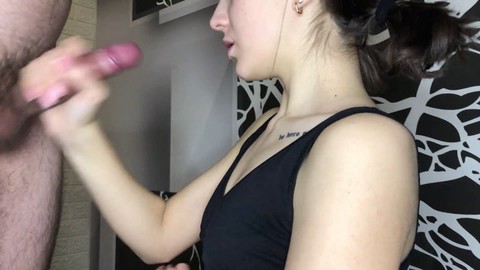 Blow-job, cute girl, suck off