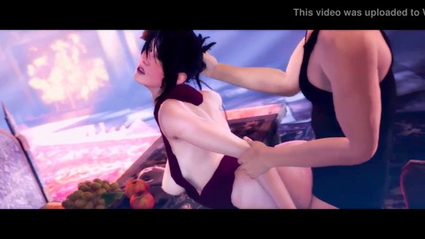 Милфа, крупные сиськи, устный