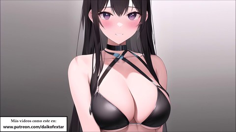 Video porno anime spagnolo con istruzioni per masturbarsi, con una bravissima insegnante del sesso orale