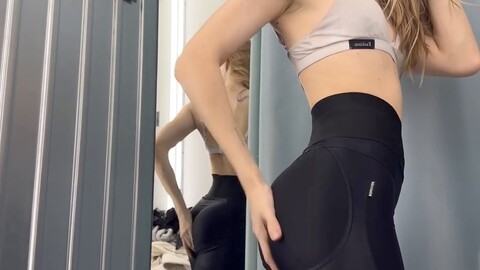 Non nude, muscle girl, ass worship