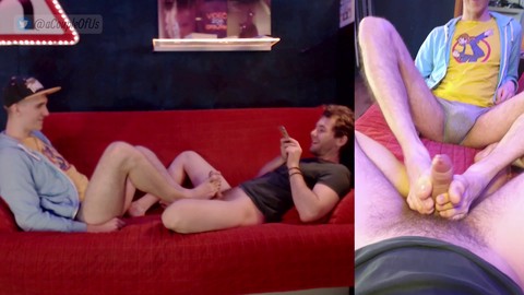 Specialist in Footjob lo fa sborrare solo con i suoi piedi sexy - Gioco dei piedi con gli amici